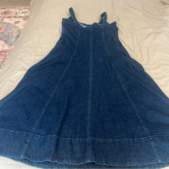 Sold GAP Blue Halter Sheath Maxi Dress - Picture 8 of 14